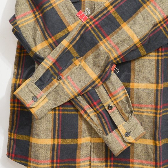 Orvis men Flannel Brown - Picture 6 of 9